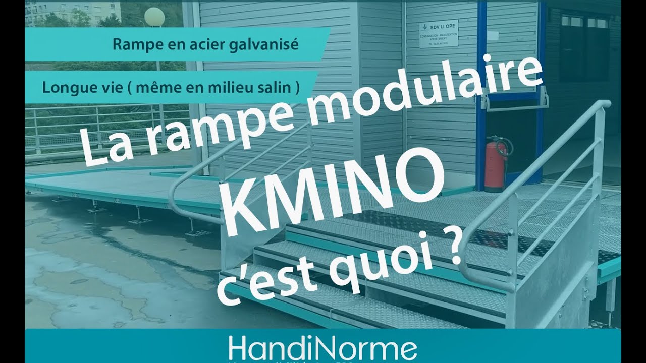 Vidéo de présentation de la rampe modulable KMINO disponible en location