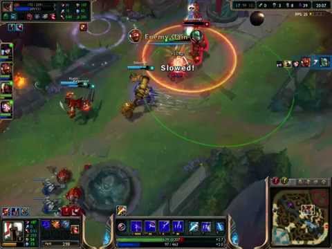 LoL: Pantheon jungle vs Fiddlesticks 16th Feb 2015