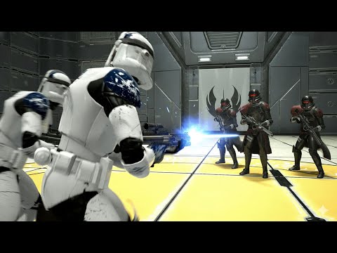 501st Legion Clone Troopers vs Purge Trooper Commanders - STAR WARS FALLEN ORDER