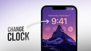 How to Change Clock Widget on iPhone Lock Screen (Full Guide)