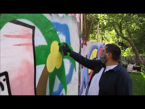 BEATZ IM PARK 2020 - Graffiti in Gaarden mit GoldCoin143 [Workshop]