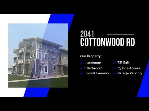 2041 Cottonwood Rd property video