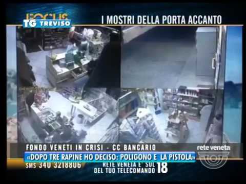 TREVISO TG - 18/02/2016 - «DOPO TRE RAPINE HO DECISO: POLIGONO E  LA PISTOLA»