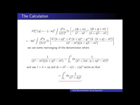Renormalization Group Equations - 1: Photon Renormalization