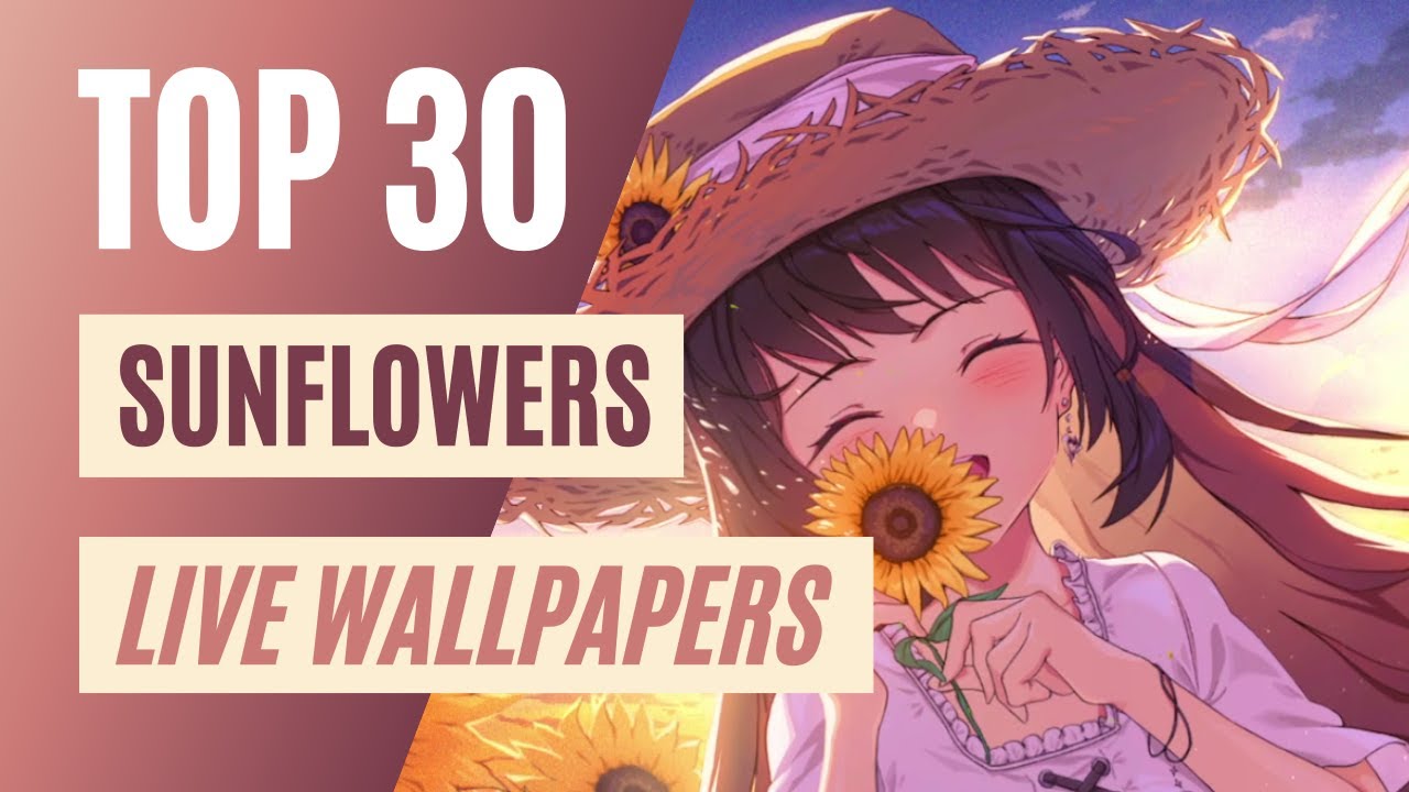 TOP 30 Best Sunflowers Live Wallpapers🌻 [Wallpaper Engine]⚙️