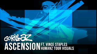 Gorillaz - Ascension ft. Vince Staples (HUMANZ Tour) Visuals
