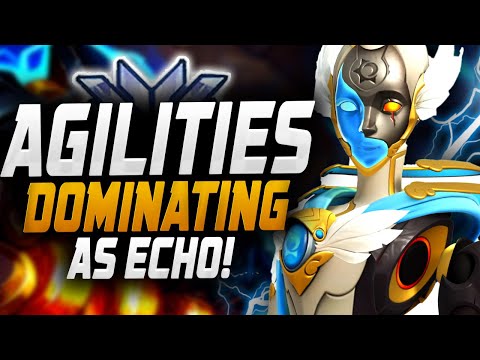 Agilities Pro DPS showing his Echo skill! POTG! [ Overwatch Season 26 Top 500 ]