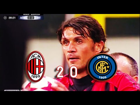 AC Milan vs Inter Milan (UCL 2004/2005) - Highlights