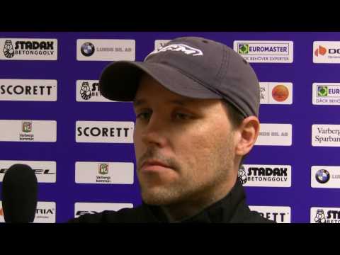 Thomas Brottman efter segern mot Warberg