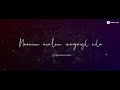 Thaniye ‍ ️ Cover Lyrical Whatsapp Status Musical Soul