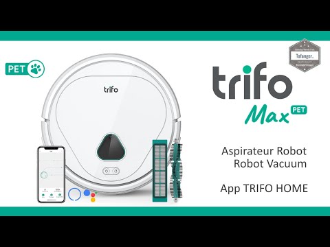 Trifo MAX Pet Robot Vacuum Cleaner - Trifo Home App - Integrated Surveillance Camera - Unboxing
