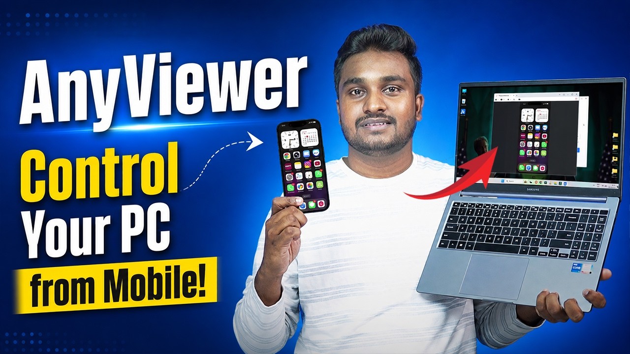 Control Your PC from Mobile Anywhere! 🔥 | AnyViewer Tamil