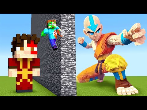 CHEATED with AVATAR in Minecraft Build Battle!