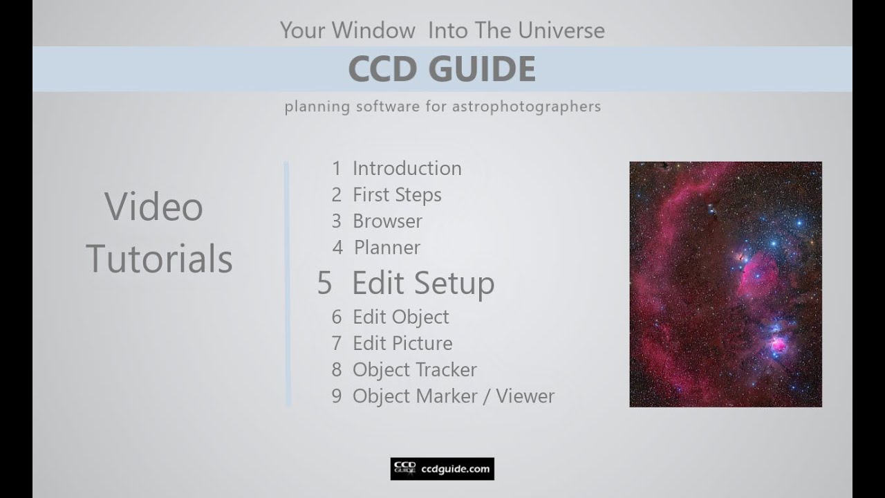 CCD Guide - Video Tutorial #5 Edit Setup (HD)