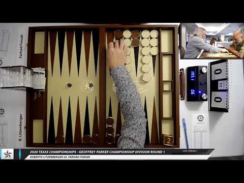 2020 TXBG - Championship Div. - Roberto Litzenberger vs. Farhad Forudi - Rnd 1 - 11pts