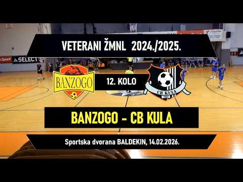VETERANI ŽMNL: BANZOGO - CB KULA  2:3, 14.02.2026.