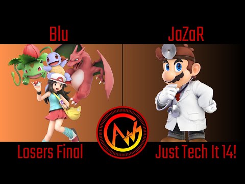 AWG Just Tech It 14 Losers Final - Blu (Pokemon Trainer) Vs JaZaR (Dr Mario) Smash Ultimate - SSBU