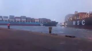 Container Ships Collide in Peru
