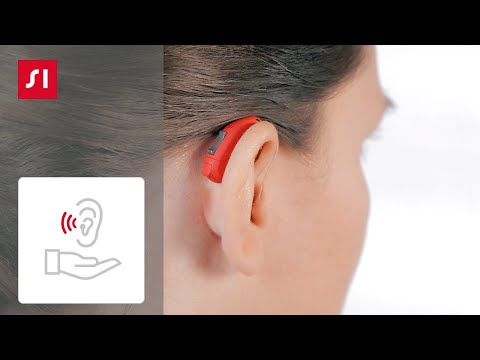 How to put on a Signia RIC (receiver-in-canal) hearing aid | Signia hearing aids
