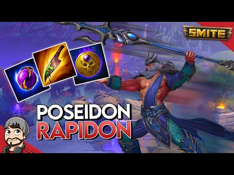 POSEIDON RAPIDON! POSEIDON MID - Master Ranked Conquista - ⚡ Smite BR