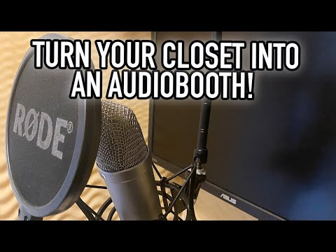 How To Turn Your Closet Into a DIY Recording Studio For Recording Your Audiobook!