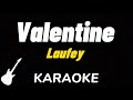 Laufey - Valentine | Karaoke Guitar Instrumental