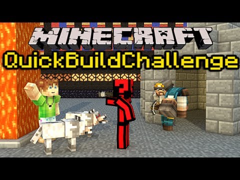 RageGamingVideos - Minecraft Quick Build Challenge Classic: Dangerous Environments!