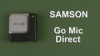 Samson Go Mic Direct - відео 1
