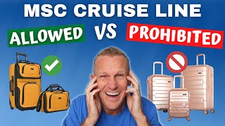 9 MSC Cruise LUGGAGE Guidelines