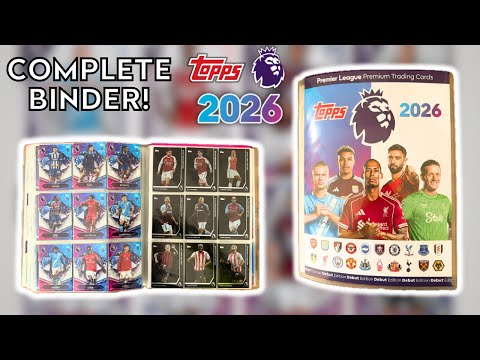 ALL DIAMOND ROOKIE, PREMIER PULL CARDS & MORE! | TOPPS PREMIER LEAGUE 2026 | COMPLETE BINDER UPDATE!