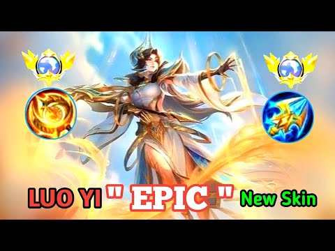 LUO YI " EPIC " New Skin / LUO YI BEST BUILD & TOP GLOBAL 2023 / MOBILE LEGENDS