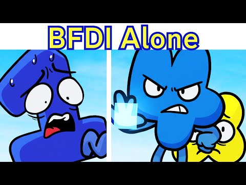 FNF Really High Quality BFDI Mod! ALONE SHOT - One vs Four (Battle For Dream Island TPOT 20)