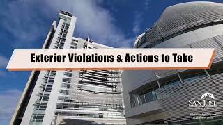 Exterior Violations and Action to Take - City of San Jose