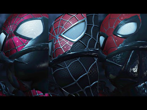 3 Spider-Man vs Venom With Black Suit Transformation Scene - Marvel’s Spider-Man 2 (NG+)