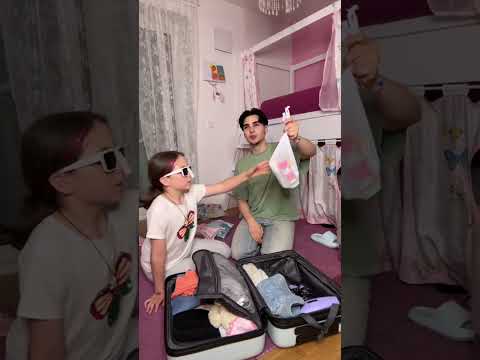 Packing suitcases for a school trip 😍