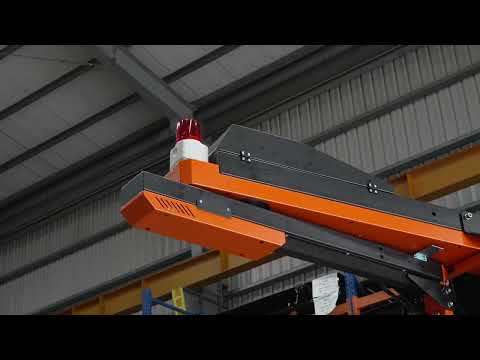 第三方物流中心｜移動式包膜機導入
