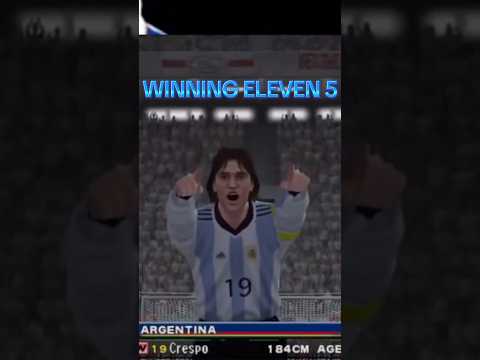 Winning eleven 5 Final evolution #nostalgia #argentina #retrogaming #konami