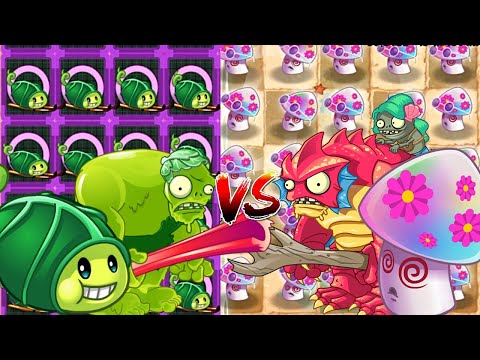 Plants VS Zombies 2 Zoybean Pod VS Hypno Shroom Max Level PvZ 2