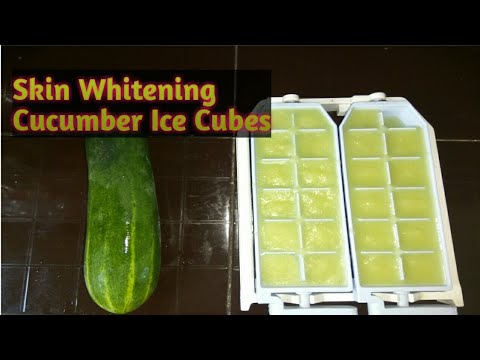 Skin Whitening Cucumber Ice Cubes | Removes Sun Tan And Gives Fair, Glowing And Radiant Skin