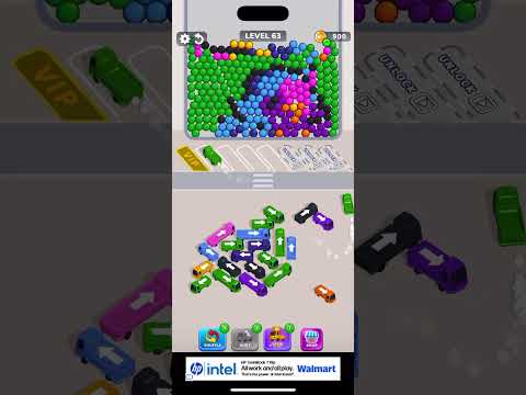 Bubble Bus: Parking Jam Puzzle Level 63