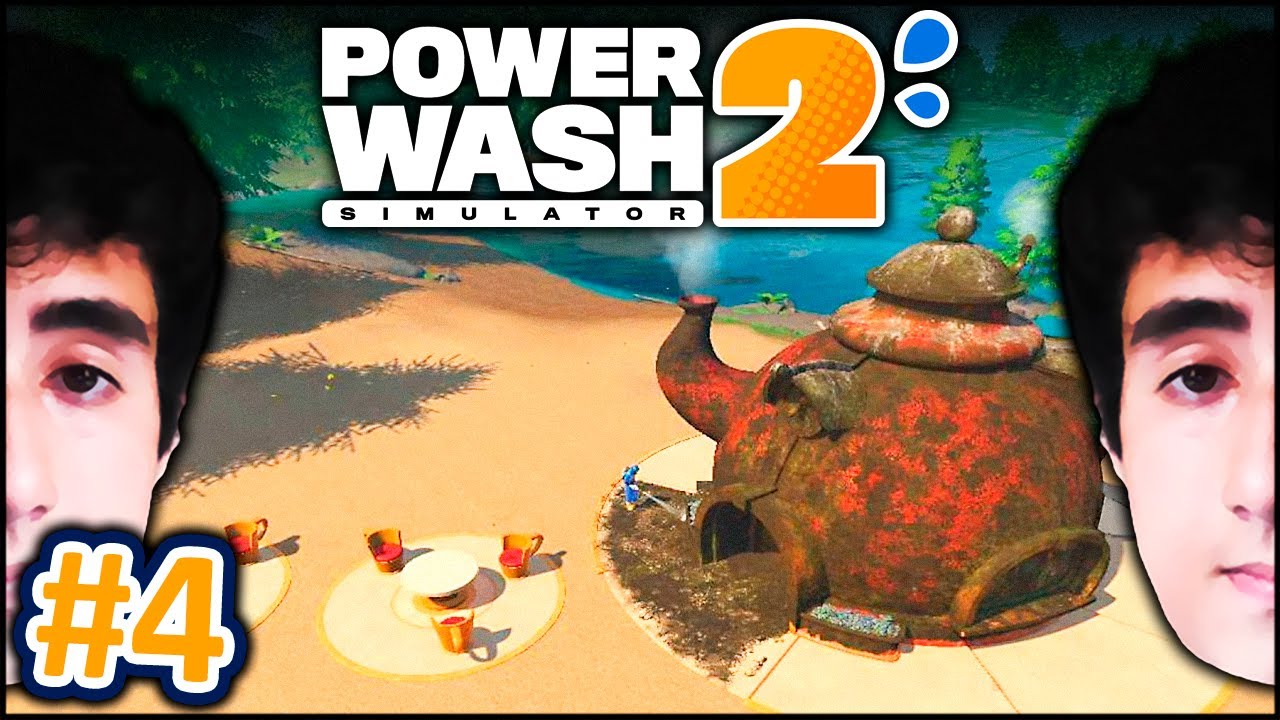 Felps AGUANDO UM BULE GIGANTE em PowerWash Simulator 2 🧼 #4