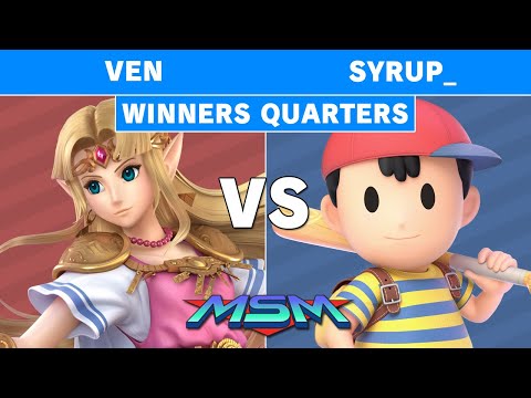 MSM Online 18 - Sugoi | Ven (Zelda) Vs Syrup_ (Ness) Winners Quarters - SSBU