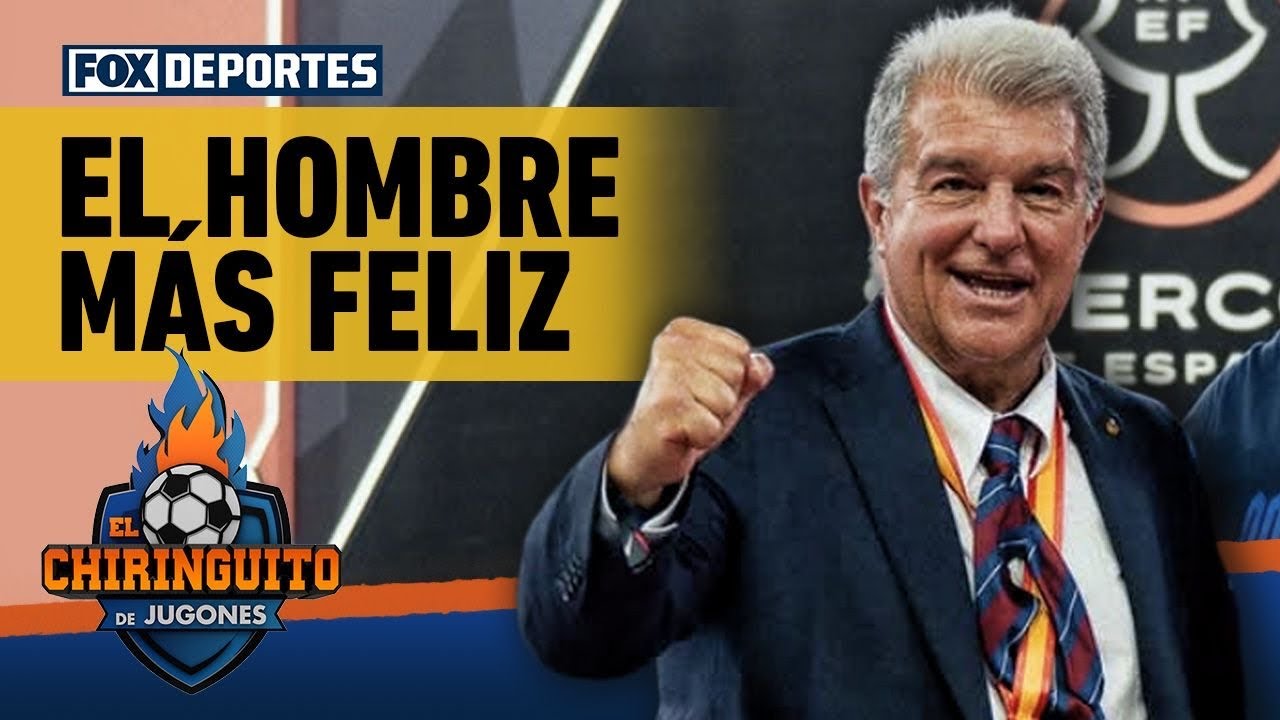 🤩😍 LA FELICIDAD DE LAPORTA...  Joan Laporta no ocultó su alegría | El Chiringuito