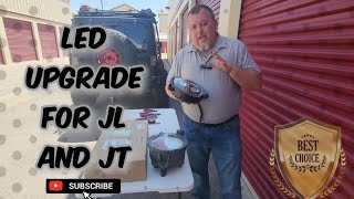 Suparee Jeep Headlights install on Jeep 2018 JL Wrangler