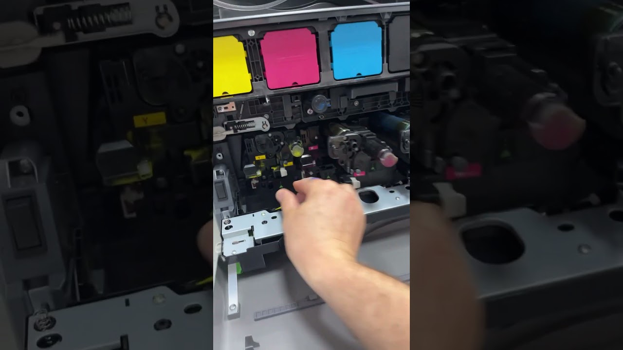 60 Seconds with the Copier SHARP BP-50C26: Replacing Drum and Developing Units CMYK