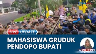 Mahasiswa PMII Menjerit gegara Harga Beras Naik, Geruduk Pendopo Bupati Ciamis Desak Turunkan Harga
