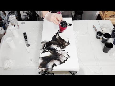 INTERFERENCE GOLD at its BEST!!! Acrylic Pour Painting - Abstract Painting