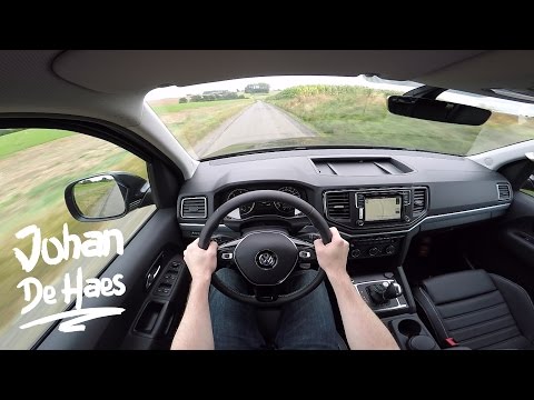 2016 VW Amarok 3.0 TDI V6 224hp POV test drive GoPro