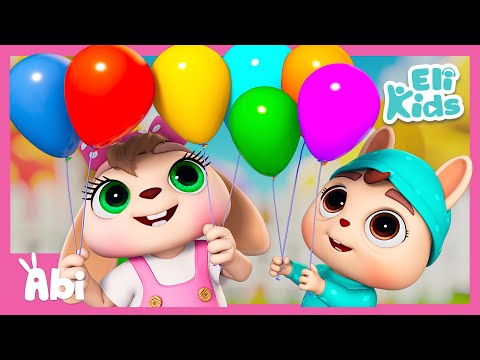 Balloon Song | Color Learning | Eli Kids Educational Songs & Nursery Rhymes