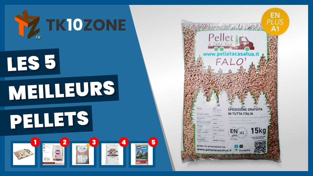 Les 5 meilleurs pellets avec un excellent pouvoir calorifique et peu de résidus de cendres